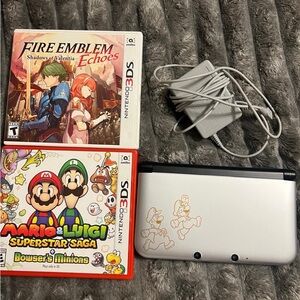 Nintendo 3DS XL Console with Mario & Luigi Design Good condition